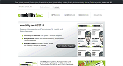 Desktop Screenshot of emobilitytec.de