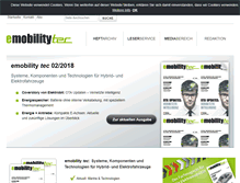 Tablet Screenshot of emobilitytec.de